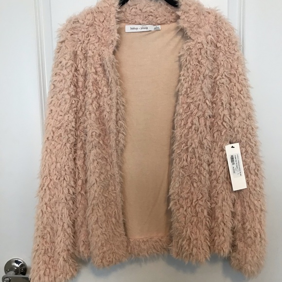 Pink Fur Coat NWT perfect condition ready to wear - Picture 2 of 3
